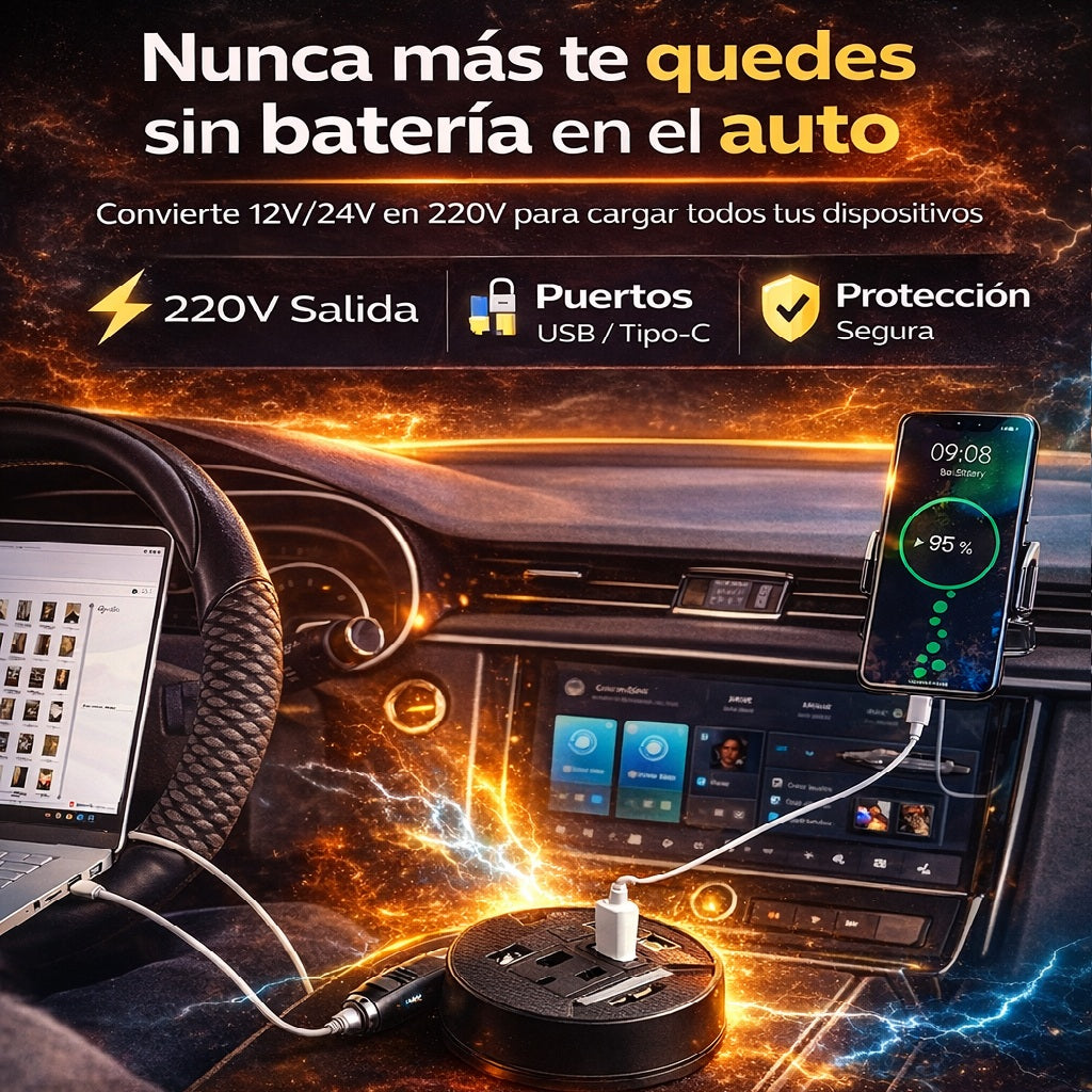 Inversor Convertidor De Corriente